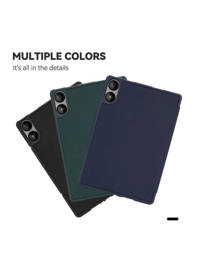 Xiaomi Pad Poco 12 1 Inch Dark Blue Protective Case Three Fold Magnetic Cover - Image 5